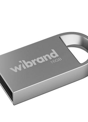 Флешка юсб wibrand 16 gb lynx ,usb flash drive 2.0 пам'ять 16 гб silver