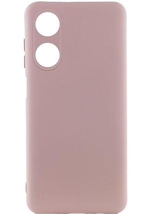 Чехол silicone cover lakshmi full camera (a) для oppo a38 / a18 розовый / pink sand