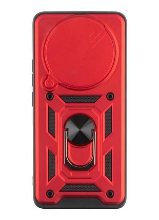 Чохол накладка guard shield armor з кільцем для xiaomi redmi note 14 pro+ 5g red