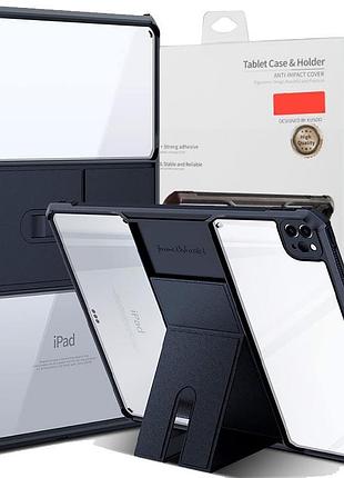 Tpu+pc чехол xundd stand c усиленными углами для apple ipad pro 11" (2024-25) черный