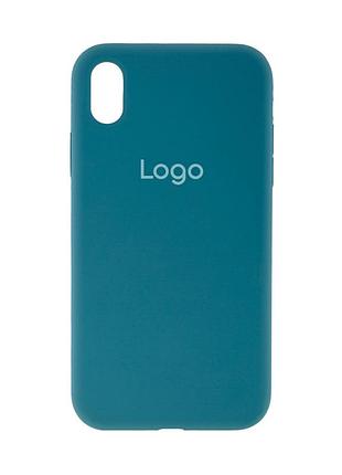 Чехол silicone case full size (aa) для iphone xr cactus color