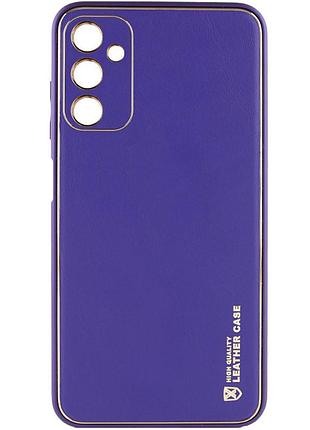 Шкіряний чохол xshield для samsung galaxy a05s фіолетовий / ultra violet