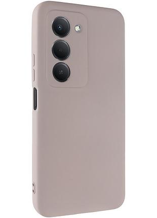 Чохол tpu getman liquid silk full camera для xiaomi redmi 15 (eu) сірий / lavender