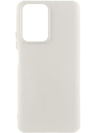 Чехол silicone cover lakshmi (aaa) для xiaomi 12t / 12t pro белый / white