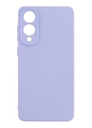 Чехол silicone cover с рамкой камеры (a) для samsung galaxy s25 edge 5g lilac