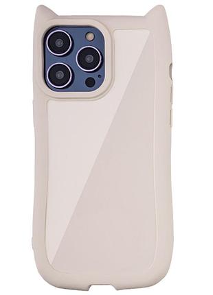 Чохол tpu cat для apple iphone 16 pro (6.3") antique white