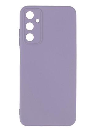 Чехол silicone cover с рамкой камеры (a) для samsung galaxy a05s lilac