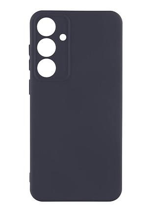 Чехол silicone cover с рамкой камеры (a) для samsung galaxy s24 plus 5g/s926 dark blue