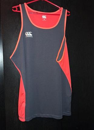 Спортивная майка мужская батал известного бренда canterbury p.4xl