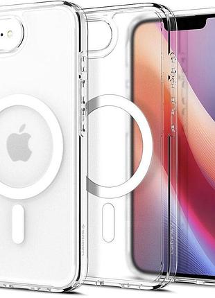 Чохол sgp ultra hybrid (magfit) для apple iphone 16e (6.1") прозорий