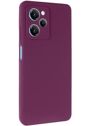 Чохол silicone cover ummi lakshmi full camera (aa) для xiaomi poco x5 pro 5g бордовий / marsala