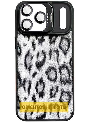 Чохол tpu+pc wild leopard with magsafe and lens для apple iphone 17 air (6.5") black