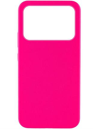 Чехол silicone cover lakshmi (aaa) для xiaomi poco x6 pro розовый / barbie pink