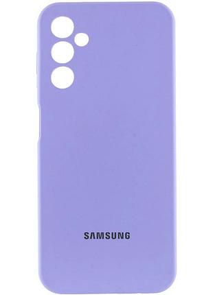 Чехол silicone cover lakshmi full camera (aa) with logo для samsung galaxy a25 5g сиреневый / dasheen