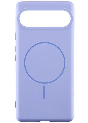 Чехол silicone cover lakshmi (aa) with magfit для google pixel 10 pro xl сиреневый / dasheen