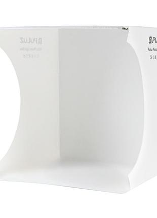 Лайтбокс для предметной съемки puluz pu5022 20 см/6 сменных фонов белый