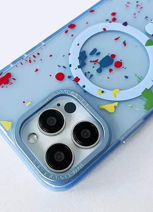 Чехол tpu+pc flush with magsafe для apple iphone 14 pro max (6.7") lazure 3