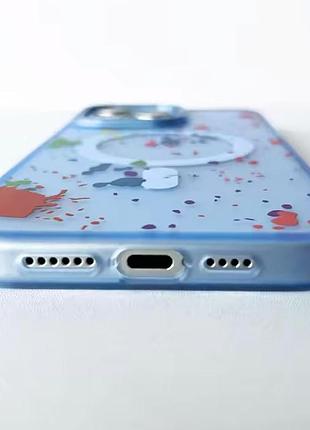 Чехол tpu+pc flush with magsafe для apple iphone 14 pro max (6.7") lazure 4