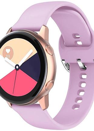 Ремешок universal 20mm silicone design для samsung/amazfit/huawei lavander