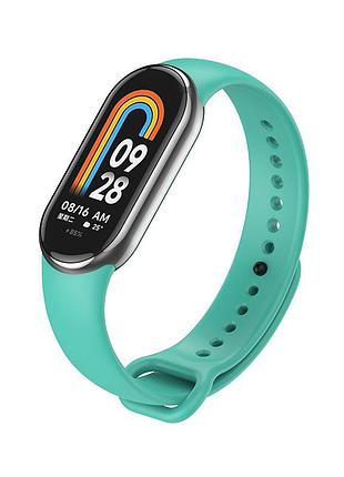 Силиконовый ремешок original design для xiaomi mi band 5 / mi band 6 / mi band 7 spearmint