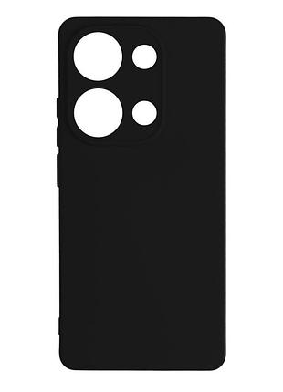 Чехол silicone cover с рамкой камеры (a) для xiaomi poco m6 pro 4g black