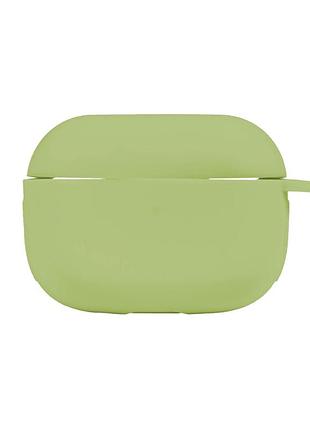 Чохол silicone case з карабіном для airpodspro mint