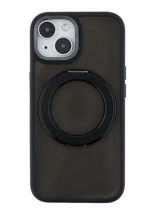 Чохол tpu+pc magsafe обертання на 360 spin case для iphone 13 black