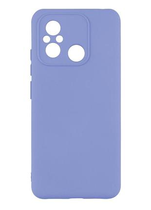 Чехол silicone cover с рамкой камеры (a) для xiaomi redmi 12c lilac