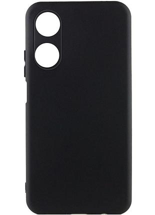 Чехол silicone cover lakshmi full camera (a) для oppo a38 / a18 черный / black