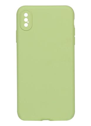 Чехол protective full frame camera для apple iphone xs max avocado green