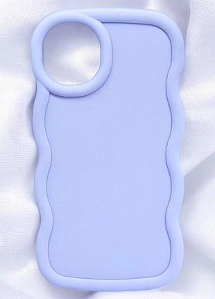 Чохол tpu ripple для apple iphone 15 (6.1") lilac blue 2