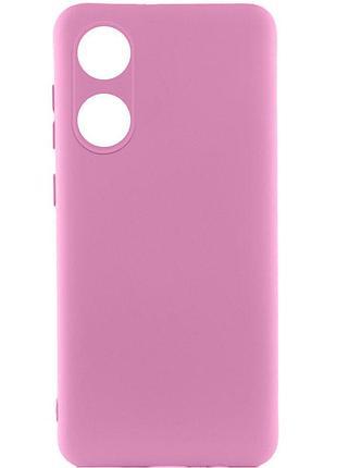 Чохол silicone cover lakshmi full camera (a) для oppo a58 4g рожевий / pink