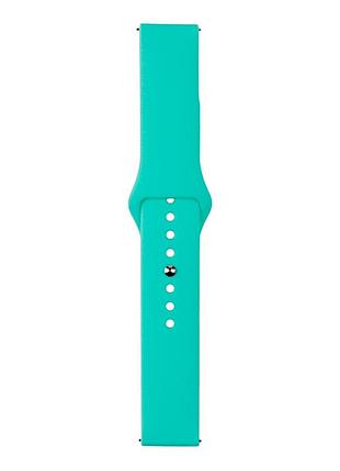 Ремешок 20mm universal silicone button design для samsung/amazfit/huawei spearmint green
