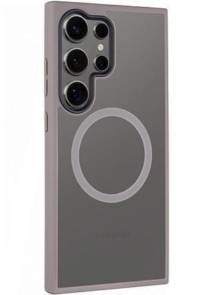 Чехол ummi colorful with magsafe для samsung galaxy s26 ultra серый / grey