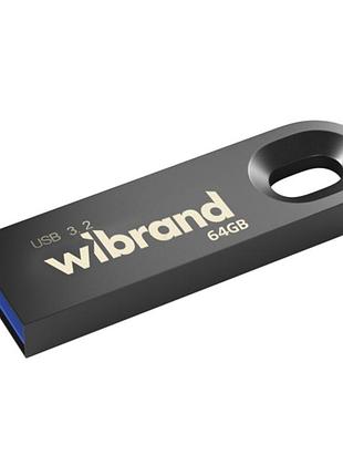 Флешка юсб wibrand 64 gb eagle gen1,usb flash drive 3.2 пам'ять 64 гб grey