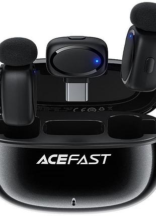 Петличний бездротовий мікрофон acefast r2 type-c black