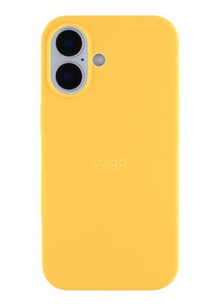 Защитный чехол в классическом стиле otterbox full size apple for phone 16 yellow