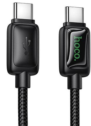 Дата кабель hoco u146 mundo type-c to type-c 60w (1.2m) black