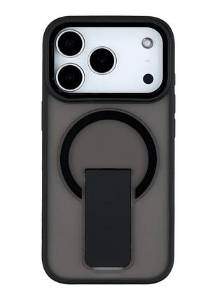 Чохол з підставкою flexguard tpu pc magnetic для iphone17 pro max black