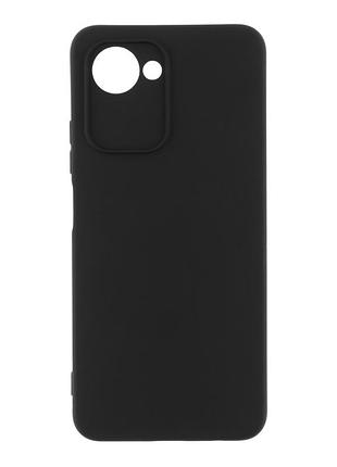 Чехол tpu панель matte 1.3мм для realme c30s black