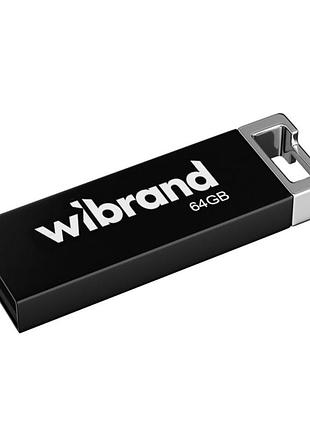 Флешка юсб wibrand 64 gb chameleon,usb flash drive 2.0 пам'ять 64 гб black