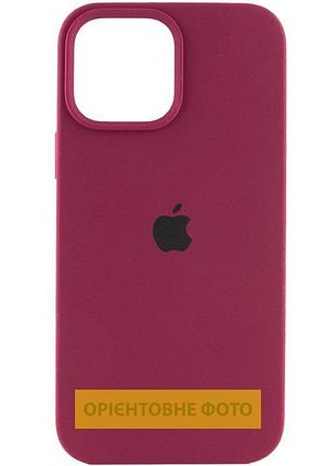 Чохол silicone case full protective (aa) для apple iphone 16 (6.1") бордовий / maroon
