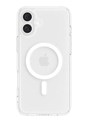 Стильный чехол накладка spigen ultra hybrid magsafe для apple iphone 16 панель-накладка для телефона айфон 16