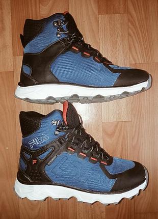 Туристические ботинки бренда fila tex-technology размер 37-38 длина потолков 24.5 см