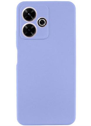 Силіконовий чохол silicone cover lakshmi full camera (aaa) для xiaomi redmi 13 4g / poco m6 4g захистом камери з бархатистою