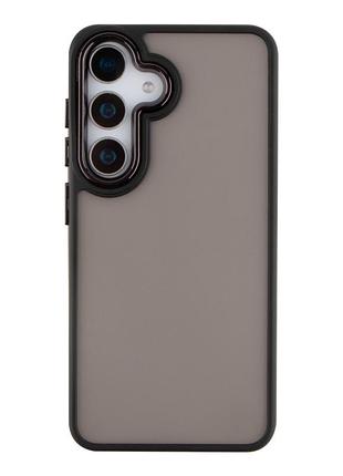 Чехол space ii цветной бампер matte для samsung galaxy s25+ 5g black