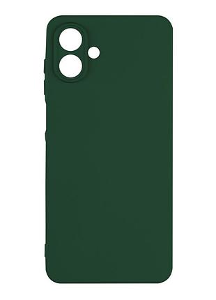 Чохол silicone cover з рамкою камери (a) для samsung galaxy a07 dark green