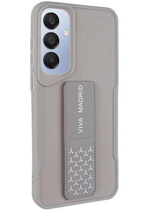 Чохол-накладка tpu viva для samsung galaxy a55, з функцією підставки grey