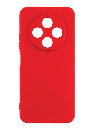 Чехол silicone cover с рамкой камеры (a) для tecno spark 30 4g (kl6) red