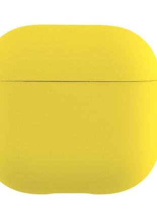 Чехол silicone case с микрофиброю для airpods 4 flash